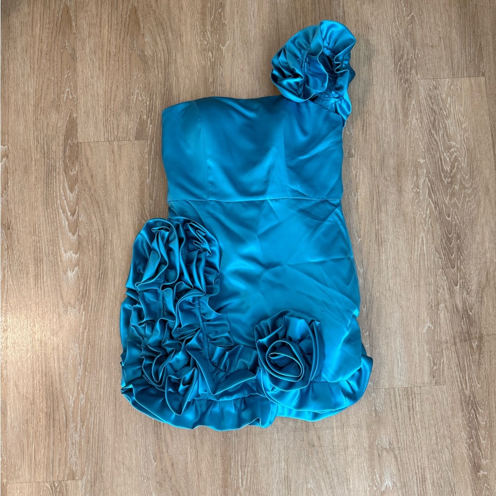 Elegant Blue Strapless Prom/Cocktail/Party Dress Size 10